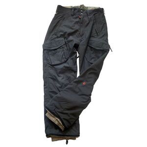 Rossignol Snow Ski Pants Mens Small Black Thermore RN 78886 CA17201 Snowboarding